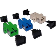 Адаптер оптический SC, OM3, симплексный LANMASTER LAN-SC-AM-OM3