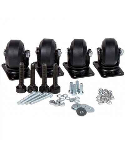 Комплект усиленных роликов и ножек для шкафов DCS LANMASTER (LAN-DC-CB-R+F-SET) в Северске Аксессуары для стоек и шкафов Pintop.ru