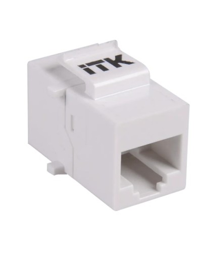 Проходной адаптер кат.5E UTP, RJ45-RJ45, тип Keystone Jack ITK CS7-1C5EU в Северске Проходные адаптеры RJ-45 и разветвители Pintop.ru