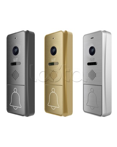 Панель вызывная CTV-D4004FHD (золото) в Северске Вызывные видеопанели малоабонентные Pintop.ru