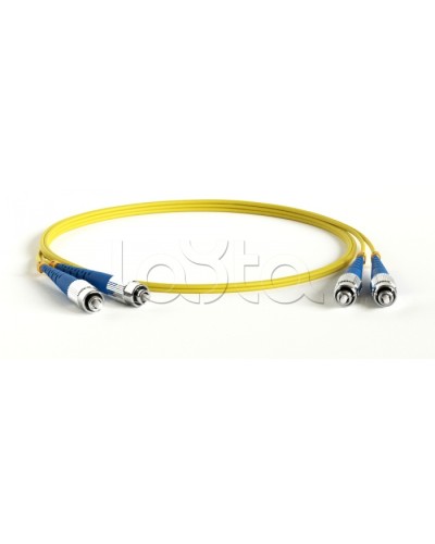 Патч-корд волоконно-оптический Hyperline FC-D2-9-FC/UR-FC/UR-H-2M-LSZH-YL в Северске Патч-корды оптические Pintop.ru