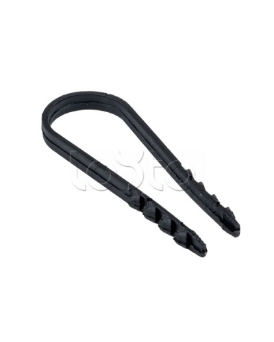 Дюбель-хомут для круглого кабеля (19-25мм) черный (50шт.) EKF PROxima (plc-ncs50-19x25b) в Северске Крепеж: Дюбели, шурупы, саморезы Pintop.ru