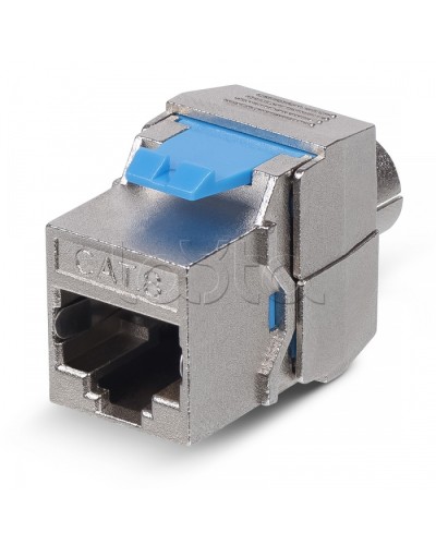 Вставка Keystone Jack RJ-45(8P8C) Cabeus KJ-RJ45-Cat.8-SH-180-Toolless в Северске Модули Keystone Pintop.ru