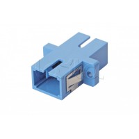 Оптический адаптер OS2, симплекс SC, с фланцами, синий Eurolan (36A-S2-SC-02BU)