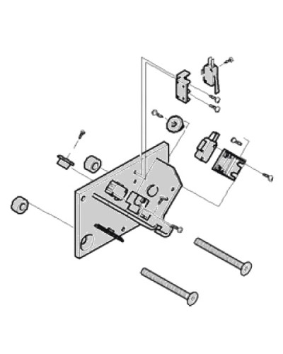 Механические упоры концевых положений G4040 G4041 в сборе Came 119RIG177 в Северске Запчасти для шлагбаумов и автоматики Pintop.ru