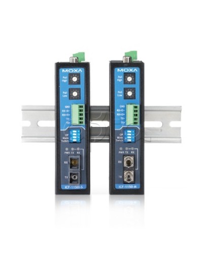 Конвертор RS-232/422/485 в оптику SC Moxa ICF-1150-S-SC в Северске Дополнительное оборудование для ОПС Pintop.ru