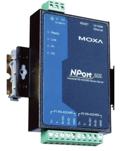 Сервер 2-портовый RS-422/485 в Ethernet Moxa NPort 5232 в Северске Дополнительное оборудование для ОПС Pintop.ru