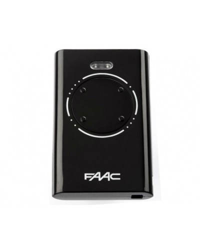 Брелок-передатчик 4-канальный Faac 7870101 (черный) в Северске Устройства радиоуправления для шлагбаумов и автоматики Pintop.ru