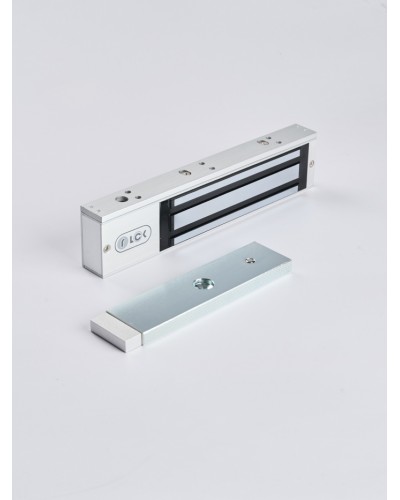 R-Lock RL-EM280-LSS - Электромагнитный замкок, 280кг, DC12/24B, цвет серебристый сатинированный алюминий RAL 7047, два датчика втроены в корпус замка: датчик Холла и магнито-контактный датчик в Северске Электромагнитные замки Pintop.ru