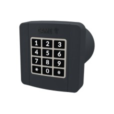 Проводная встраиваемая кодонаборная клавиатура Came 806SL-0290 - SELT2BDG, подключаемая к шине CXN, 12 кнопок, синяя подсветка, RAL7024