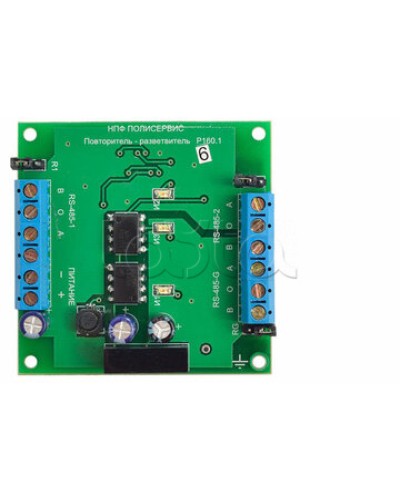 Модуль повторителя-разветвителя Полисервис RS-485/RS-485 в Северске Модули сопряжения Pintop.ru
