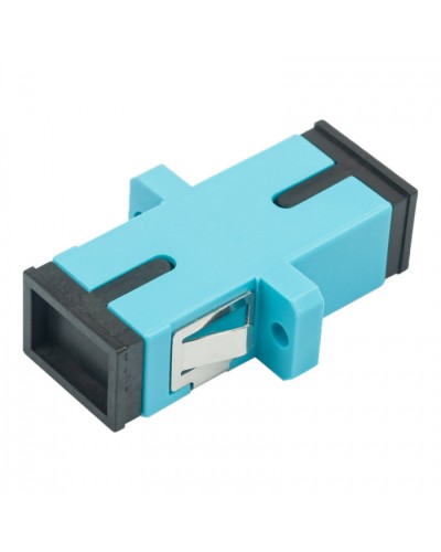 Адаптер оптический проходной SC-SC, OM3, симплекс (simplex), бирюзовый Datarex DR-540023 в Северске Коммутационные изделия Pintop.ru