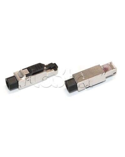 Разъем RJ-45 (8P8C) под витую пару Hyperline PLUF-8P8C-S-C6-SH в Северске Коннекторы Pintop.ru