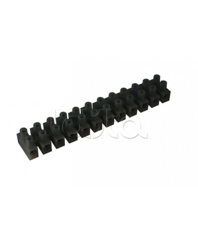 Клеммник полипропиленовый черный 12р 6 кв.мм DKC 43312PL/R в Северске Клеммные колодки Pintop.ru