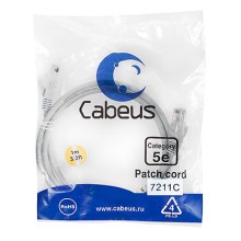 Патч-корд Cabeus PC-FTP-RJ45-CAT.6-0.5M-LSZH