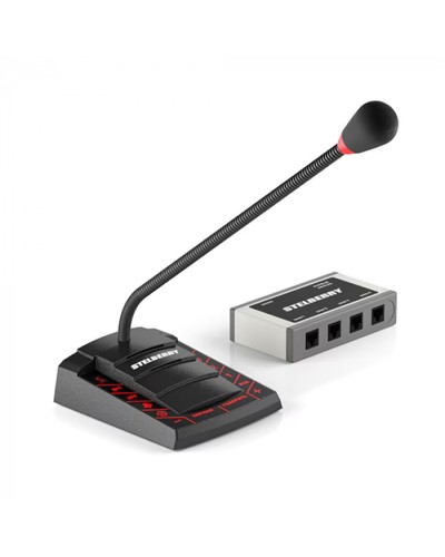 Пульт громкого оповещения STELBERRY F-740 в Северске Микрофонные консоли и микрофоны Pintop.ru