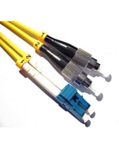 Патч-корд оптический, PVC, дуплексный, LC/UPC-FC/UPC, SM OS2, 2.0 м TWT (TWT-2LC-2FC/SU-2.0) в Северске Патч-корды оптические Pintop.ru