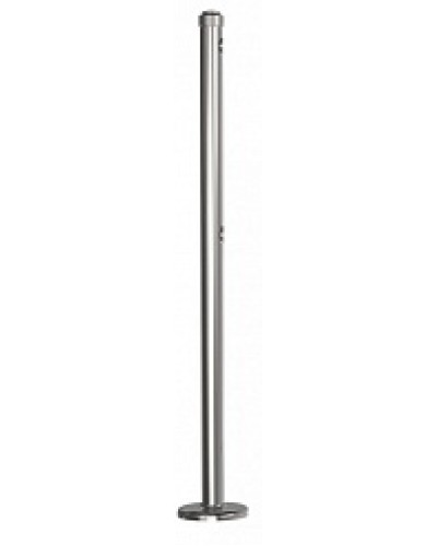 Стойка стационарная хромированная Ростов-Дон ОБ1/0-0 ХРОМ в Северске Ограждения Pintop.ru