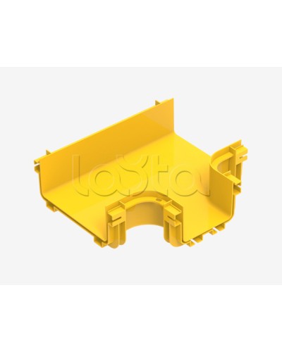 Горизонтальный тройник 240-120-240 для оптического лотка Hyperline (FBTR-240-HTC120) в Северске Аксессуары для лотков Pintop.ru