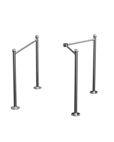 Ограждение прямое Ростов-Дон ОП-Р (Хром) в Северске Ограждения Pintop.ru