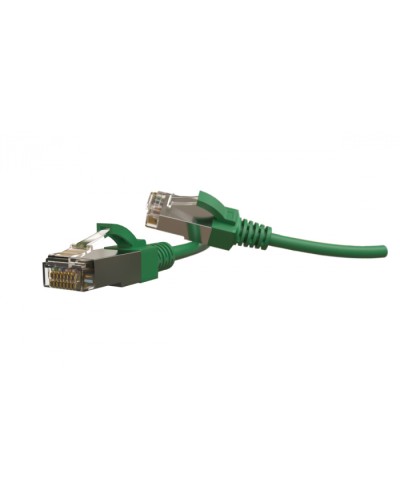 Патч-корд S/FTP Hyperline (PC-LPT-SFTP-RJ45-RJ45-C6-1M-LSZH-GN) в Северске Патчкорды (медные) Pintop.ru