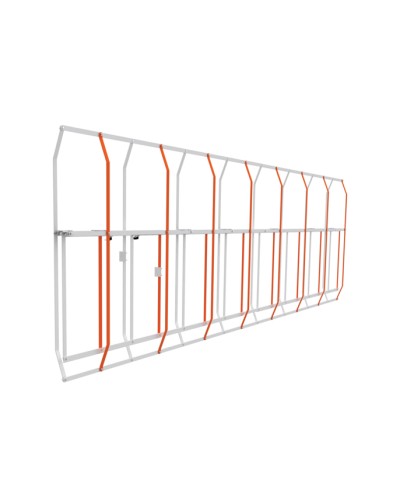 Шторка стрелы шлагбаумов GT высотой 1,3 м (модуль 1721 мм) Came 803XA-0350 в Северске Запчасти для шлагбаумов и автоматики Pintop.ru