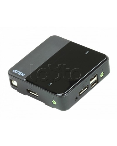 Настольный KVM Переключатель ATEN CS782DP-AT в Северске Видеоусилители, Модуляторы, Делители Pintop.ru
