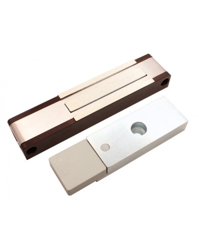 Электромагнитный замок с датчиком состояния двери ALeko ALM-150P (12В коричневый) в Северске Электромагнитные замки Pintop.ru