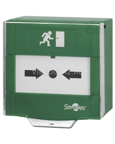 Устройство разблокировки двери с восстанавливаемой вставкой Smartec ST-ER105D-GN в Северске Кнопки выхода Pintop.ru