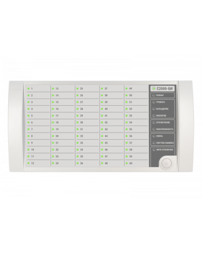 Блок индикации Болид С2000-БИ (2хRS485) в Северске Охранно-пожарное оборудование Pintop.ru