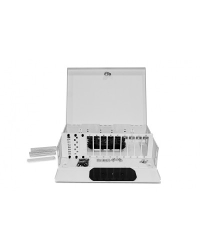 Бокс оптический Hyperline FO-WBX-12xSLT-W140H42-96UN-GY в Северске Кросс оптический Pintop.ru