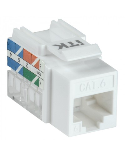 Модуль Keystone Jack кат.5E UTP 110 IDC 90град ITK CS1-1C5EU-11 в Северске Модули Keystone Pintop.ru