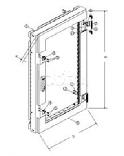 Дверь передняя плексигласовая TOA PGD-22 в Северске Системы оповещения и трансляции TOA Pintop.ru
