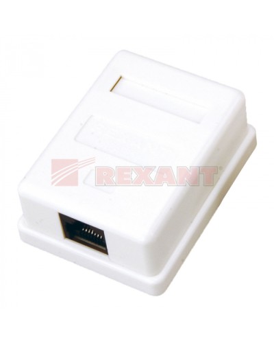 Розетка компьютерная 1xRJ-45 CAT5e (25шт/уп) REXANT 03-0121 в Северске Розетки компьютерные и телефонные Pintop.ru