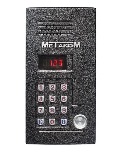 Блок вызова домофона Метаком MK2012-TM4EV в Северске Блоки вызова многоабонентные Pintop.ru