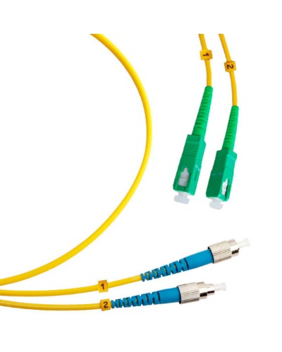 Шнур оптический duplex SC/APC-FC/UPC 9/125 sm 10м LSZH Cabeus FOP(d)-9-SC/APC-FC/UPC-10m в Северске Патч-корды оптические Pintop.ru