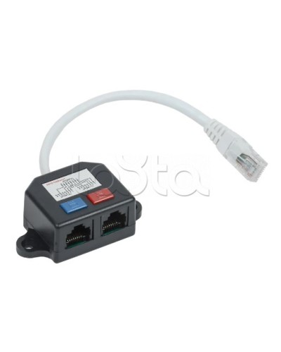 Разветвитель (Y-адаптер) кат. 5Е 2xRJ45-1хRJ45 ITK CS7-1C5EU-Y2-1 в Северске Коммутационные изделия Pintop.ru