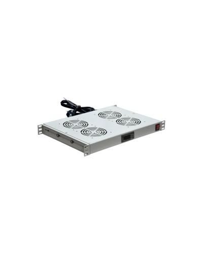 Модуль вентиляторный с термостатом 19 1U с 4-мя вентиляторами REXANT 04-2605 в Северске Вентиляторные модули Pintop.ru