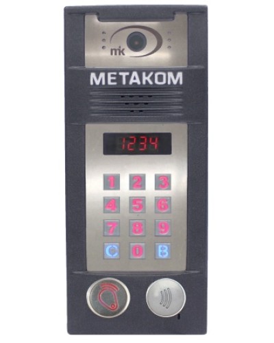 Многоабонентый антивандальный блок вызова со встроенной гибридной видеокамерой Метаком MК2018-RFMFСVH в Северске Блоки вызова многоабонентные Pintop.ru