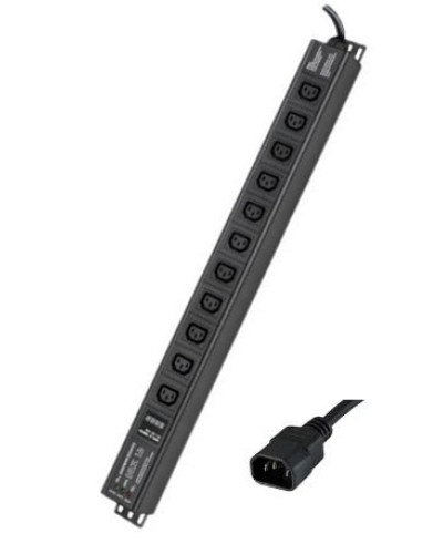 Блок распределения питания вертикальный для 19 шкафов DKC R5VIEC11CDOP в Северске Блоки розеток Pintop.ru