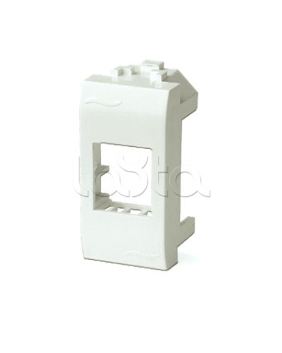 Адаптер для информационных разъемов Systimax, белый, 1мод. DKC 76609B в Северске Аксессуары для стоек и шкафов Pintop.ru