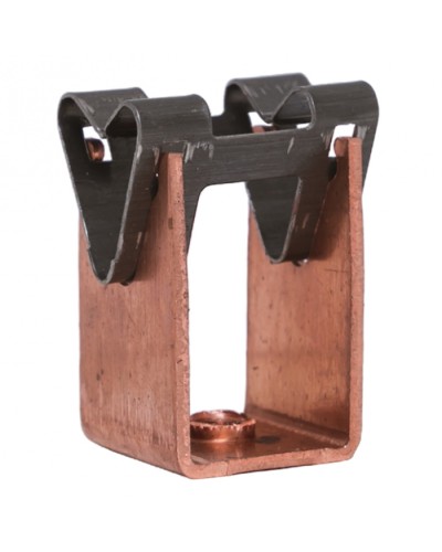 Держатель токоотвода металлический 35мм, L=20мм, Ni/Сu EKF PROxima (lp-d2115-20-cu) в Северске Электротехническое оборудование Pintop.ru