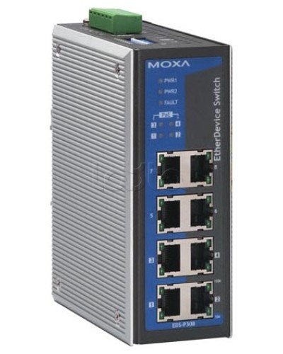 Коммутатор неуправляемый промышленный 8-портовый Moxa EDS-308-T в Северске Коммутаторы Pintop.ru