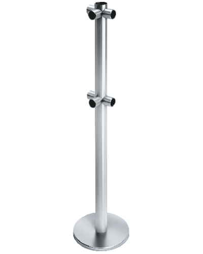 Стойка ограждения T-образная передвижная Oxgard ВЗР 2442.04 в Северске Ограждения Pintop.ru