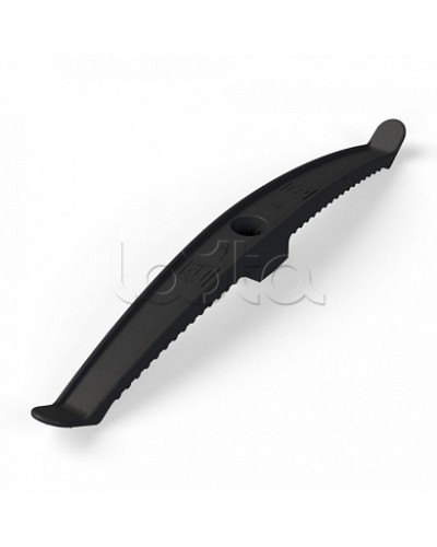 Держатель кабеля двусторонний для прямого монтажа черный (20шт/120шт уп/кор) Промрукав (PR13.0383) в Северске Монтажные материалы Pintop.ru