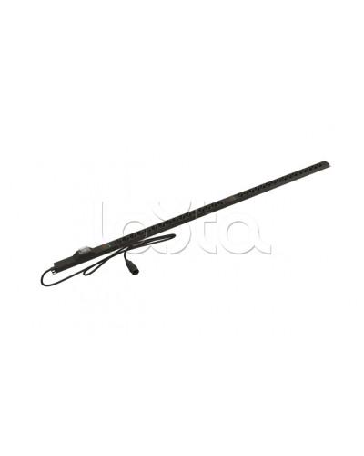 Блок розеток вертикальный черн Hyperline (SHE-32SH-BAV-3PVB) в Северске Блоки розеток Pintop.ru