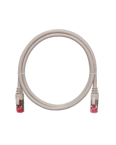 Шнур коммутационный 2хRJ45/8P8C S/FTP кат.6A (NMC-PC4SA55B-005-C-GY) NIKOMAX (0.5 м) в Северске Патчкорды (медные) Pintop.ru