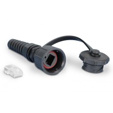Промышленный разъем RJ-45 8P8C Hyperline PLUG-IE-8P8C-PV-C6