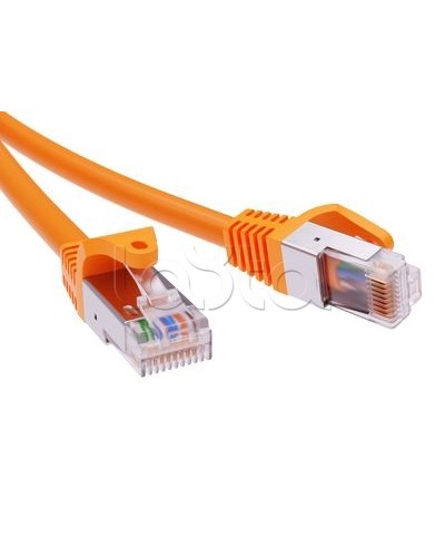 Патч-корд экранированный CAT6A F/UTP 4х2, LSZH, оранжевый, 0.5м DKC RN6AFU4505OR в Северске Патчкорды (медные) Pintop.ru