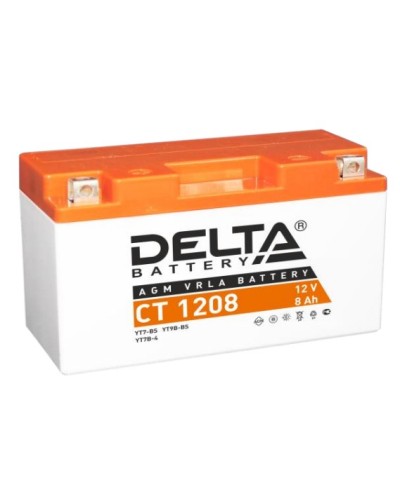 Аккумулятор АКБ 12 - 8 Delta CT 1208 в Северске Электротехническое оборудование Pintop.ru